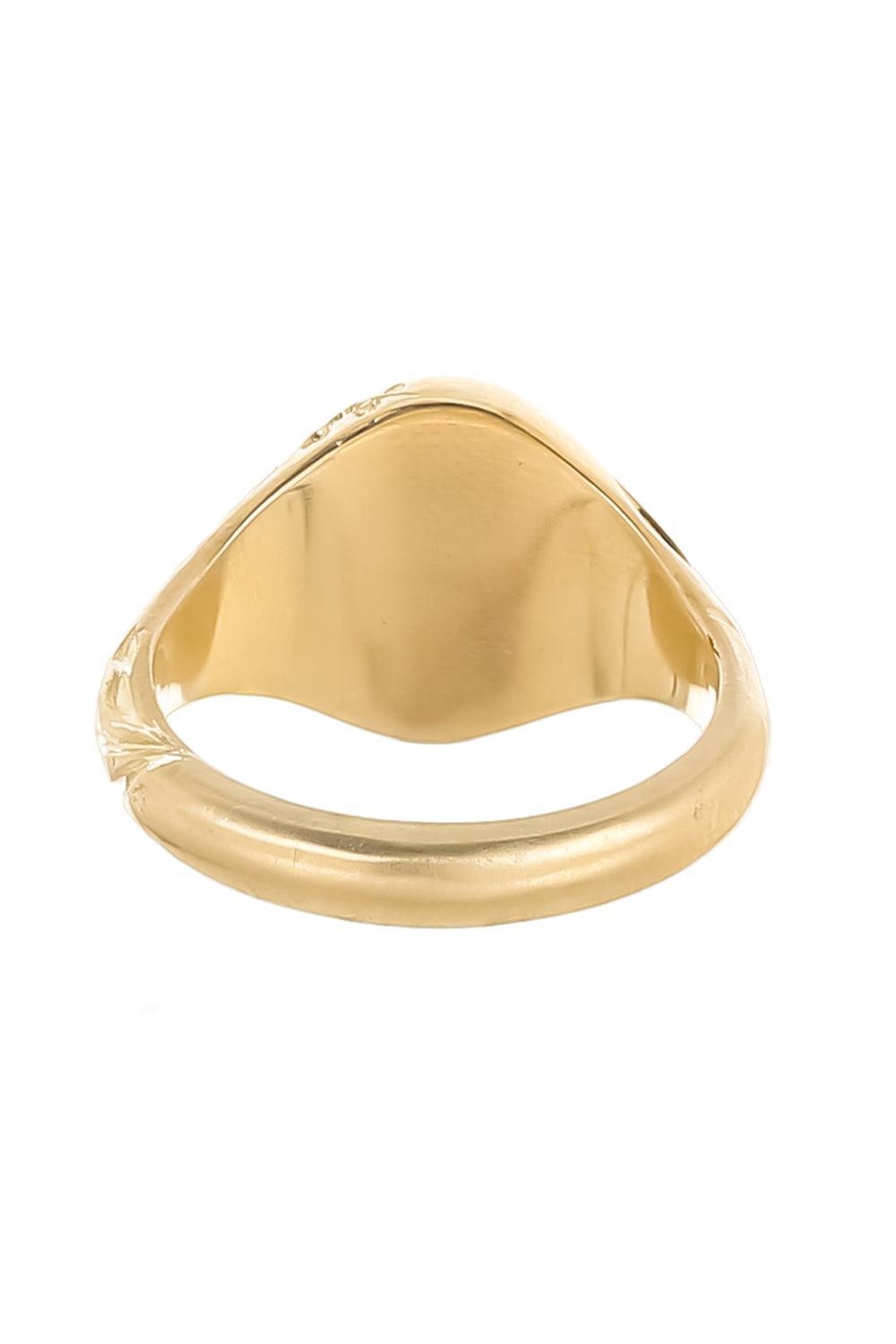 Purple Hummingbird Signet Ring-YELLOW GOLD-6.5-JEWELRYFINE JEWELRING-CASTRO SMITH