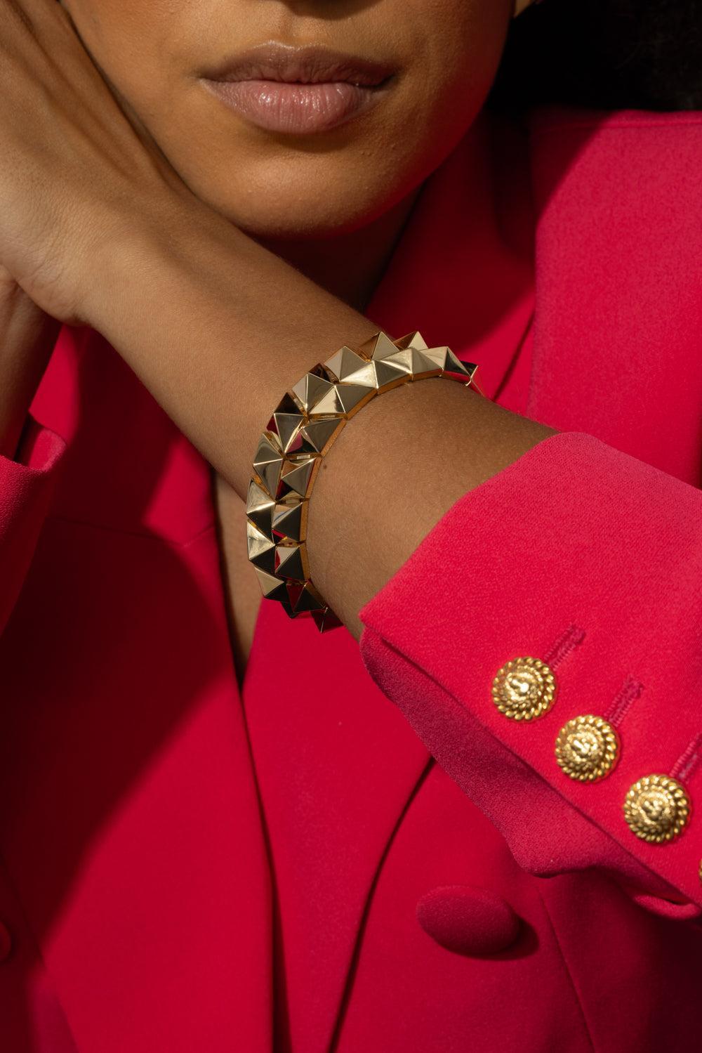 Piramide Bracelet-YELLOW GOLD-JEWELRYFINE JEWELBRACELET O-ALETTO BROTHERS