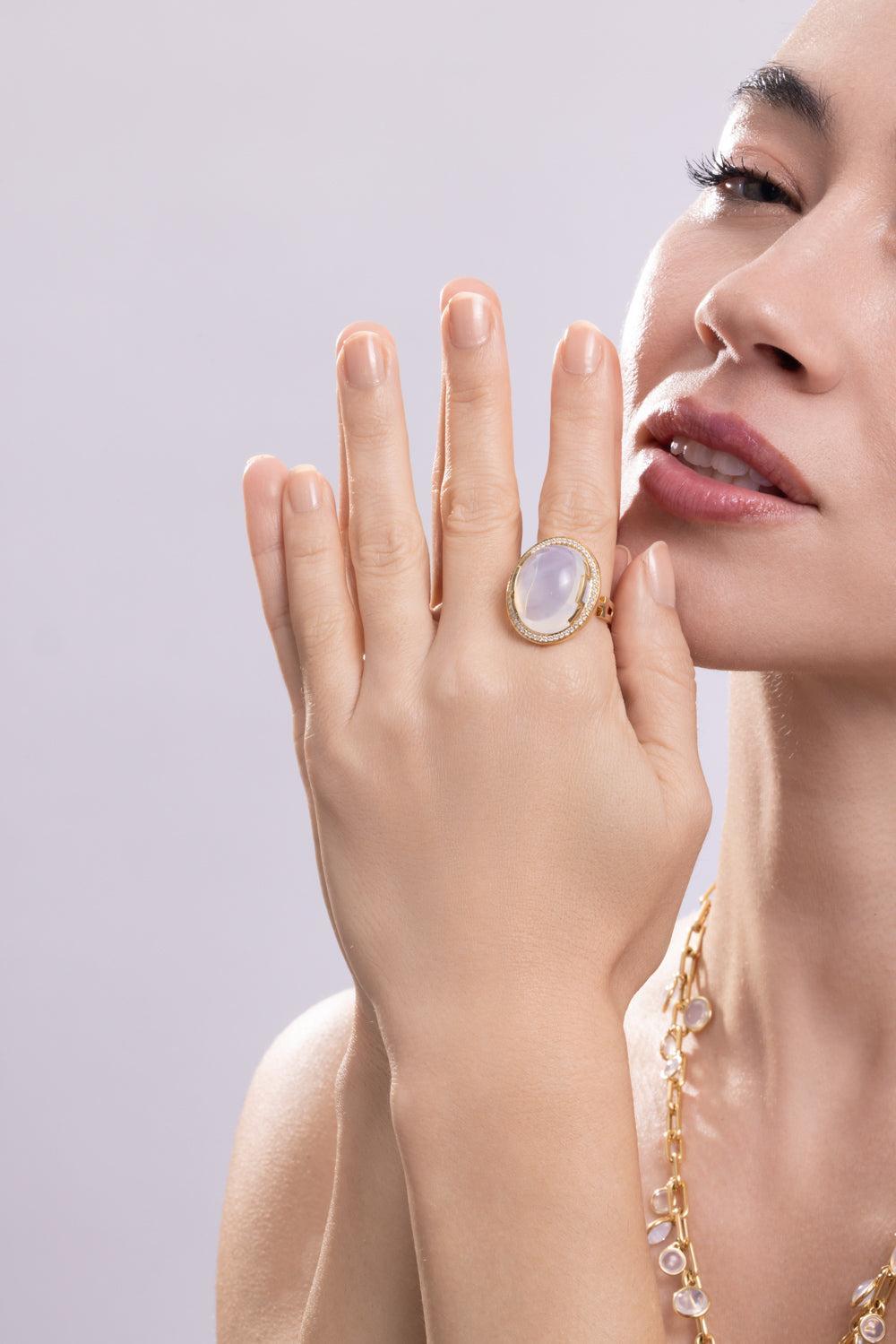 Rock N Roll Moon Quartz Ring-YELLOW GOLD-6.5-JEWELRYFINE JEWELRING-GOSHWARA
