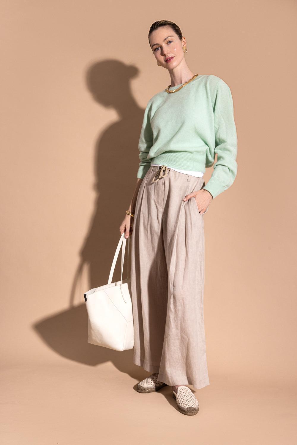 The Cashmere Pullover - Spearmint-GREEN-XS-CLOTHINGTOPSWEATER-MISH