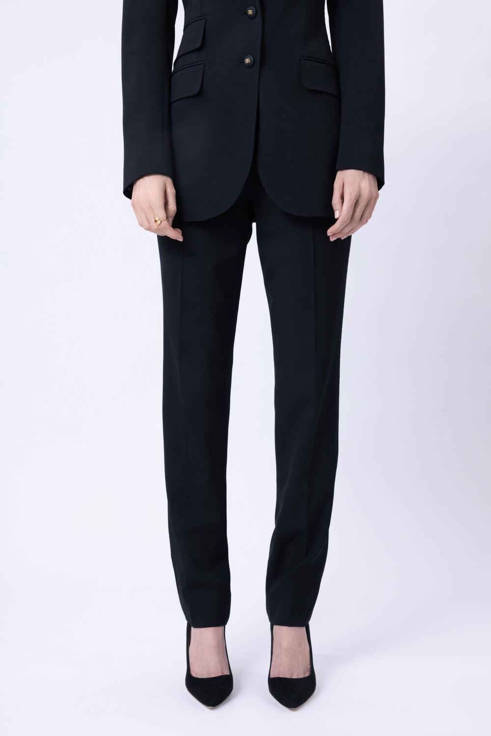 Kate Pencil Pant-BLACK-40-CLOTHINGPANTSLIM FIT-DOLCE & GABBANA
