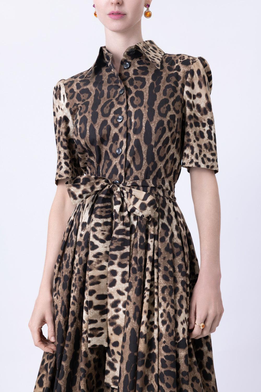 Leo Dress-ANIMAL-40-CLOTHINGDRESSCASUAL-DOLCE & GABBANA