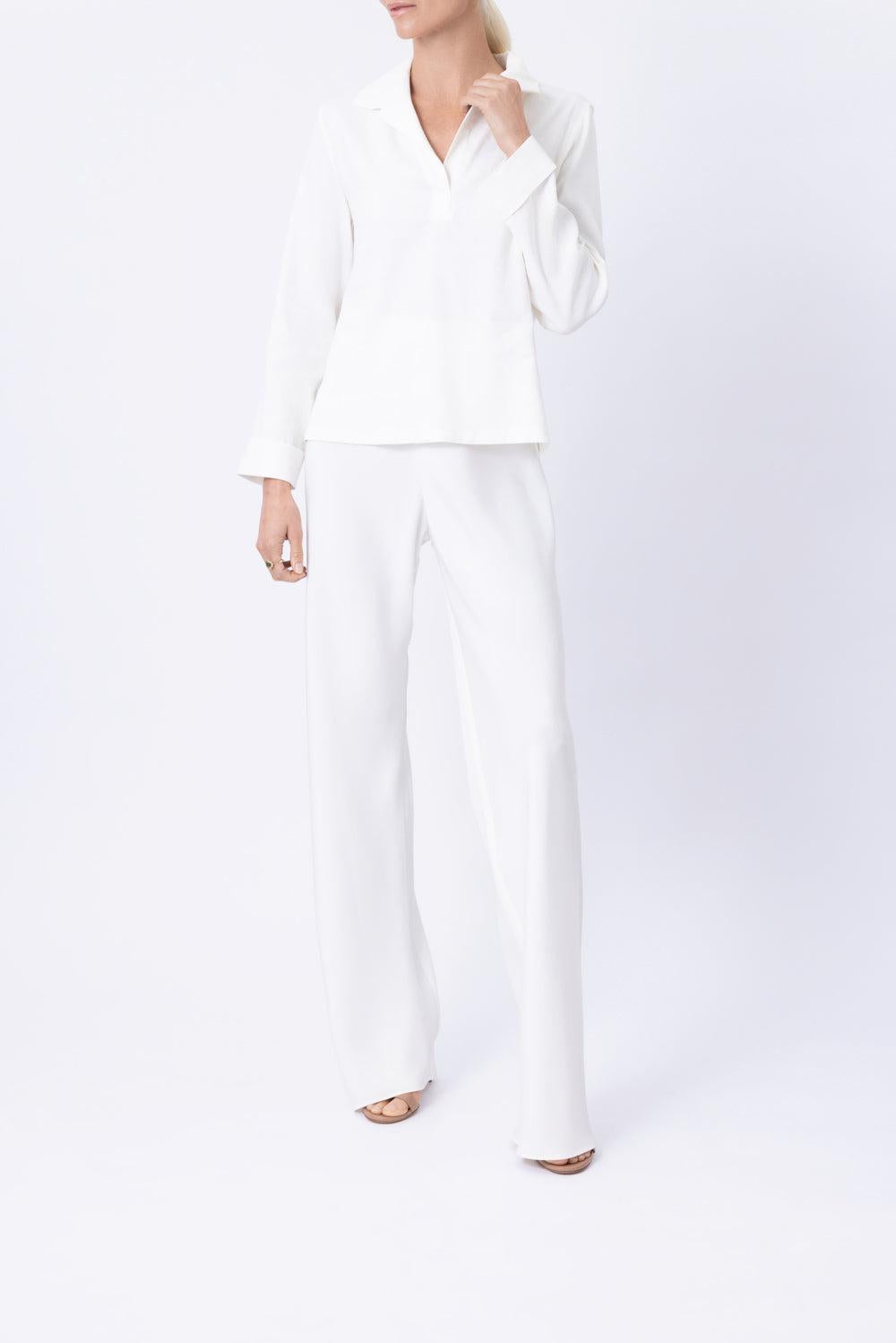 Cate Top - Salt-WHITE-P-CLOTHINGTOPBLOUSE-PETER COHEN