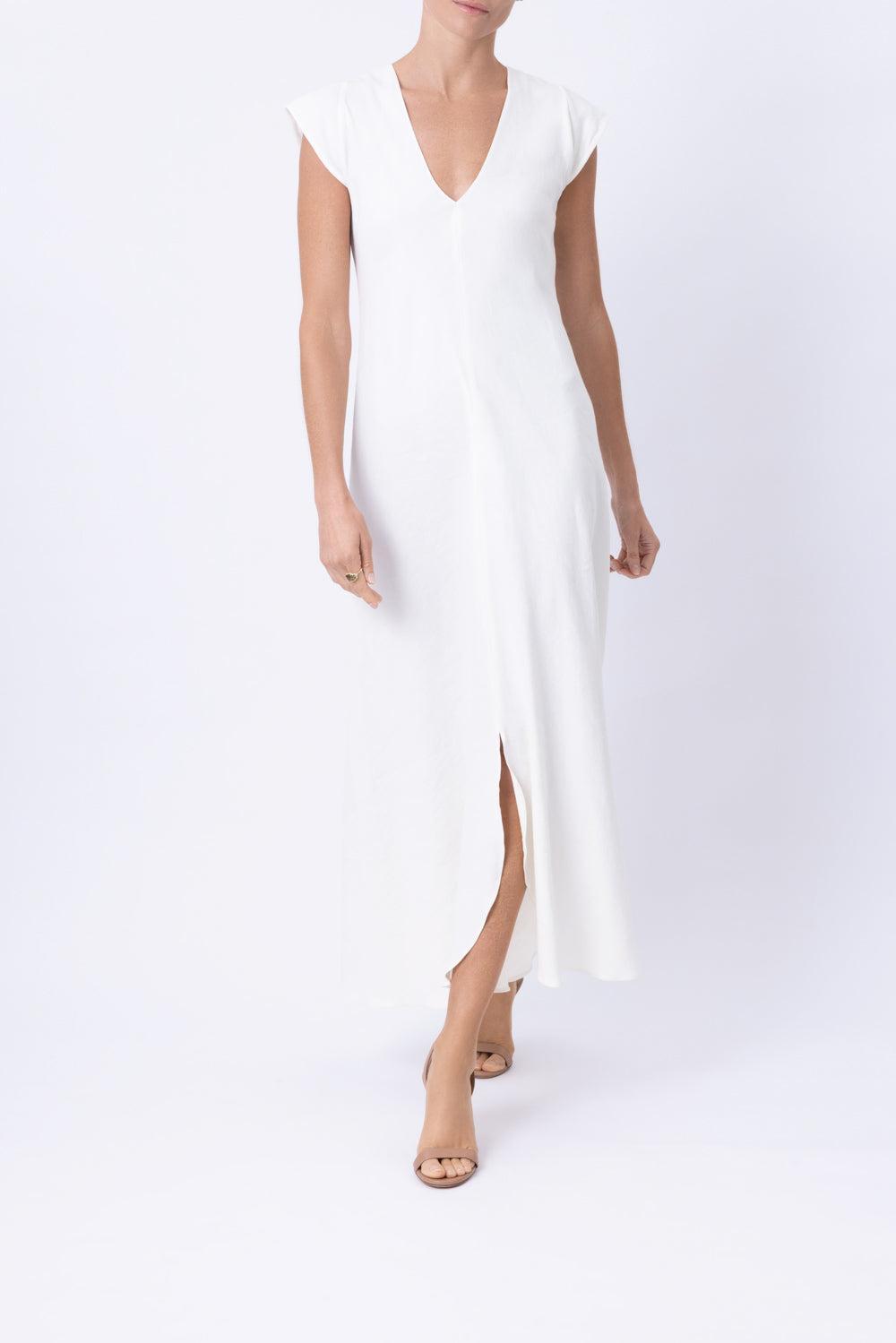 Doves Maxi Dress - Salt-WHITE-P-CLOTHINGDRESSCASUAL-PETER COHEN