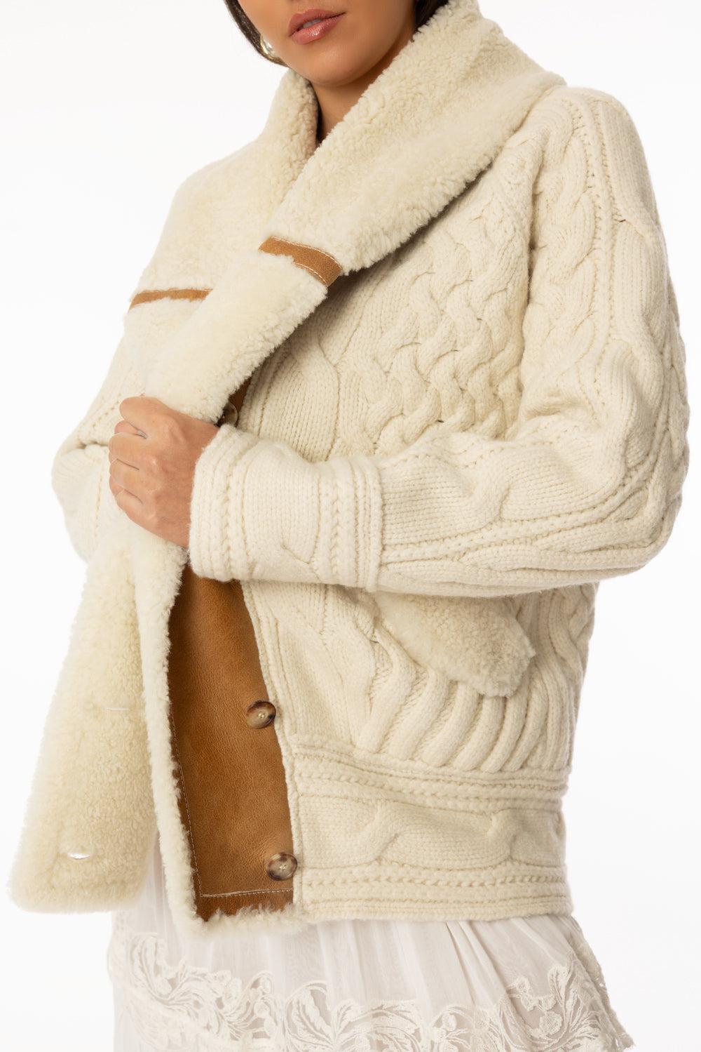 Oversized Coat-IVORY-S/M-CLOTHINGJACKETCASUAL-ERMANNO SCERVINO