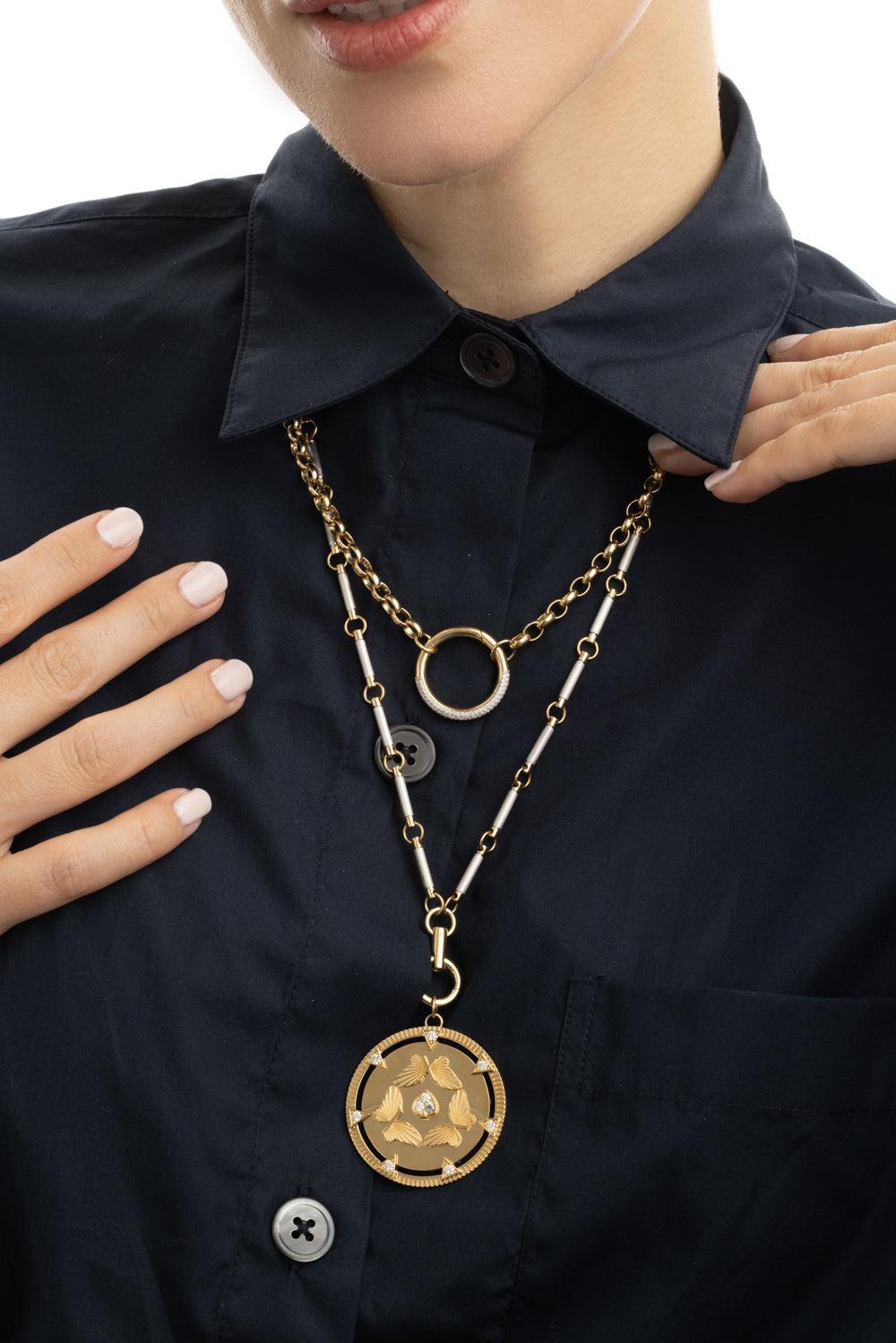 Heavy Belcher Open Diamond Chain-YELLOW GOLD-22-JEWELRYFINE JEWELNECKLACE O-FOUNDRAE