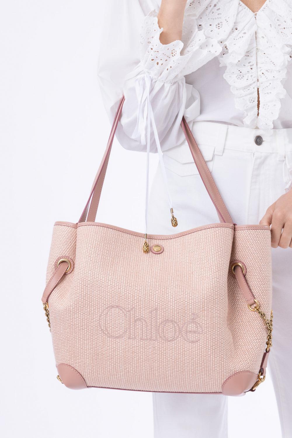 Chloé Clover Double Carry Bag - Nougat-BROWN-HANDBAGSHOULDER-CHLOÉ