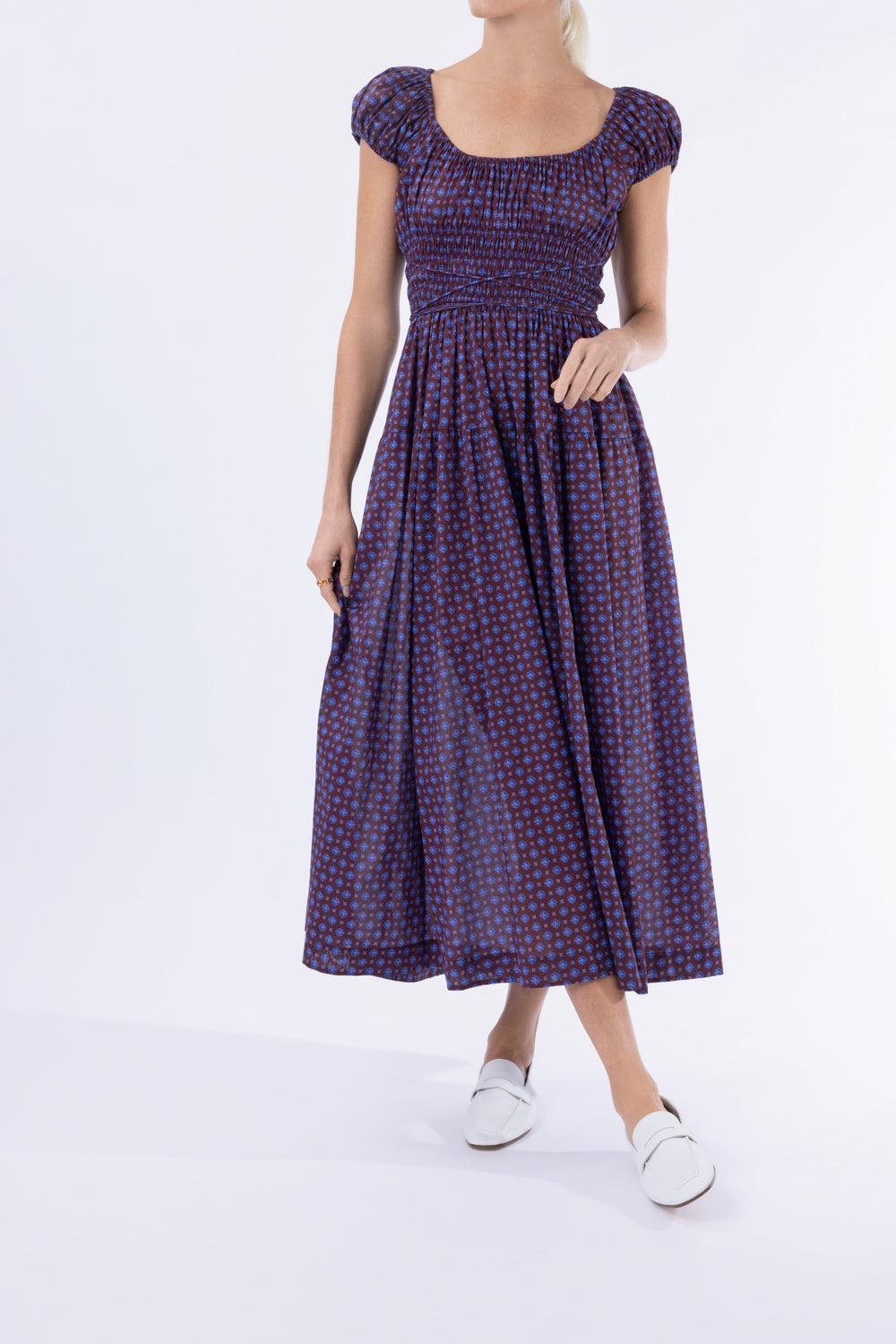  Quinelle Midi Dress-PURPLE-XS-CLOTHINGDRESSCASUAL-DOEN 