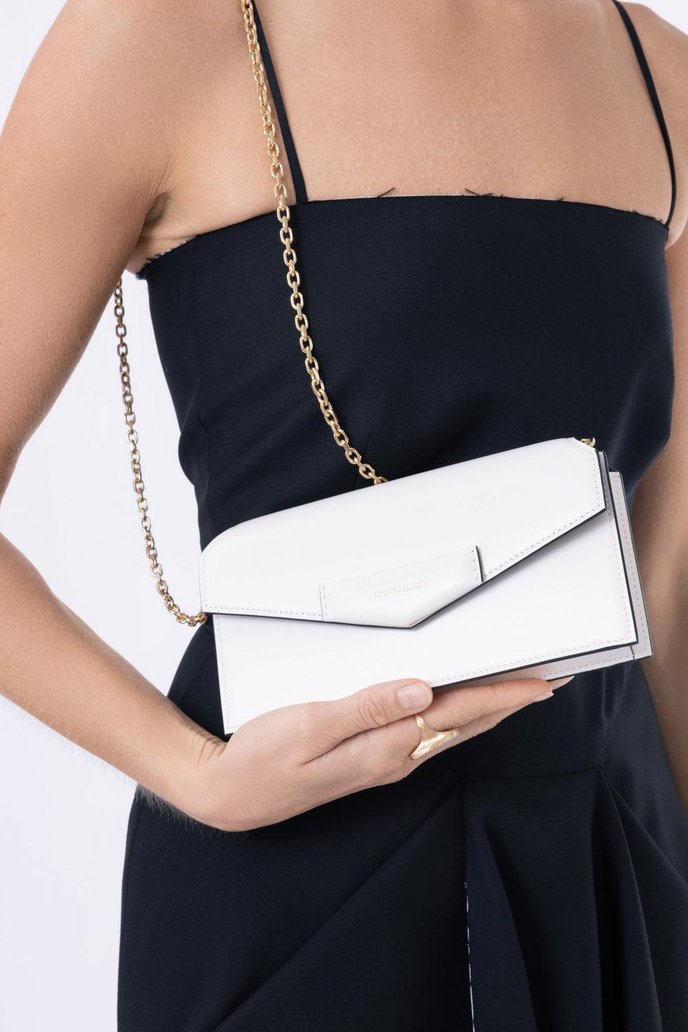 Antigona Chain Wallet - Ivory-CREAM-HANDBAGEVENING-GIVENCHY