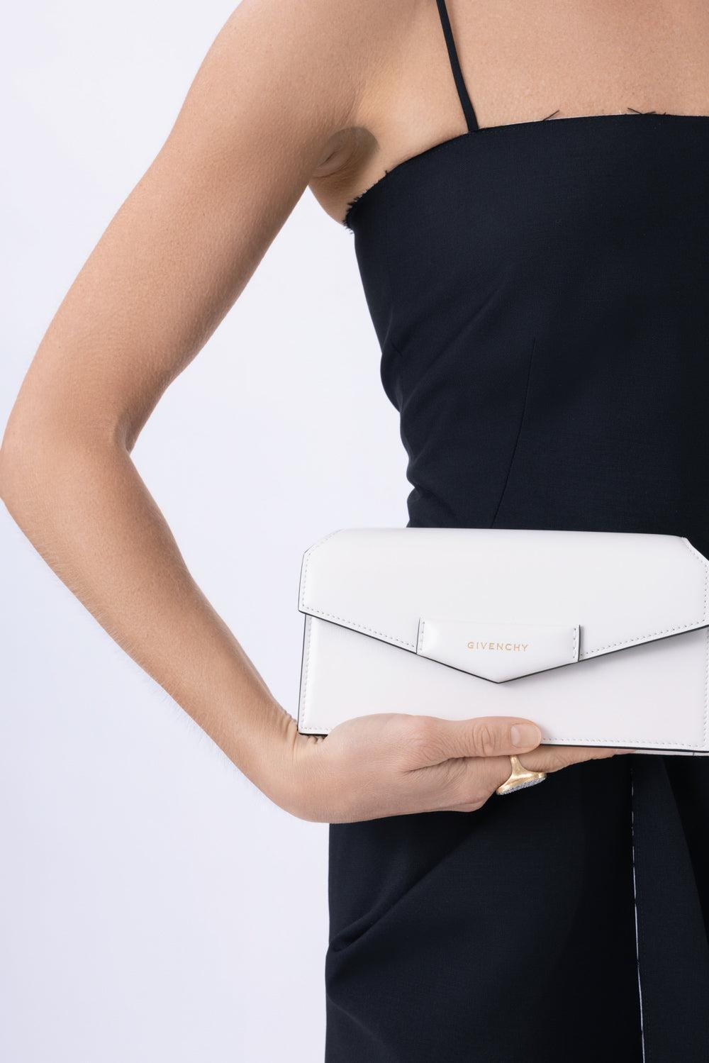 Antigona Chain Wallet - Ivory-CREAM-HANDBAGEVENING-GIVENCHY