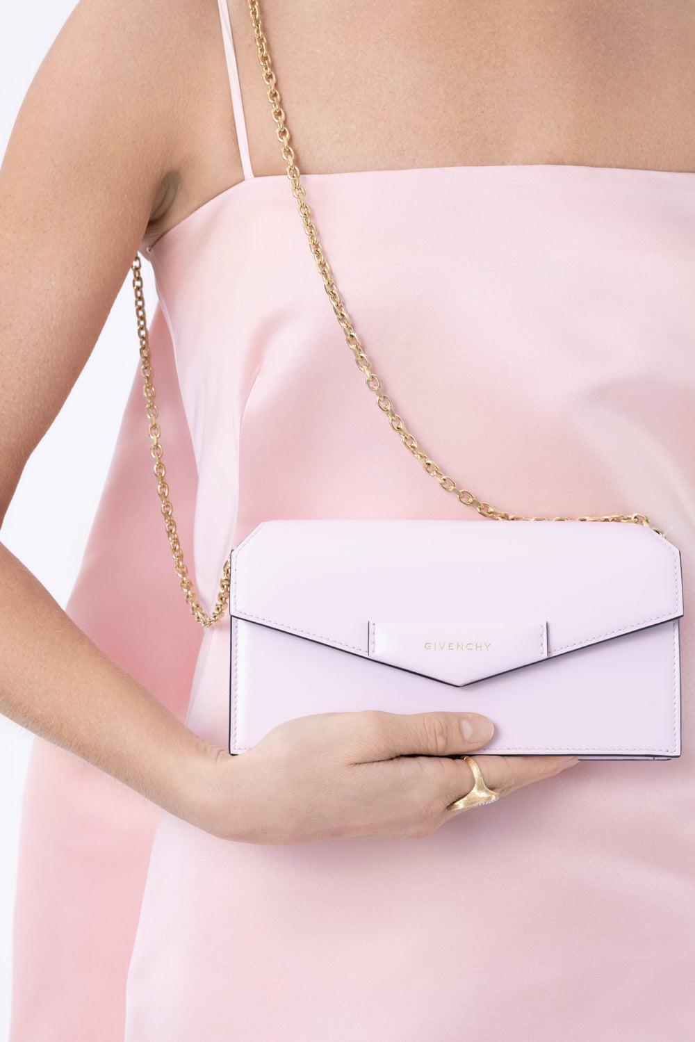 Antigona Chain Wallet - Light Pink-PINK-HANDBAGEVENING-GIVENCHY