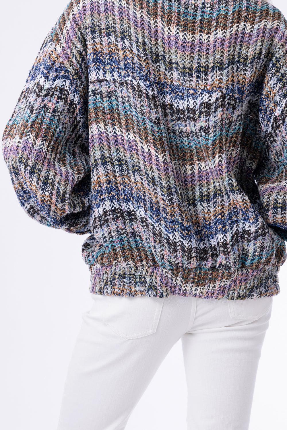 Bomber Jacket-GEOMETRC-S-CLOTHINGJACKETCASUAL-MISSONI