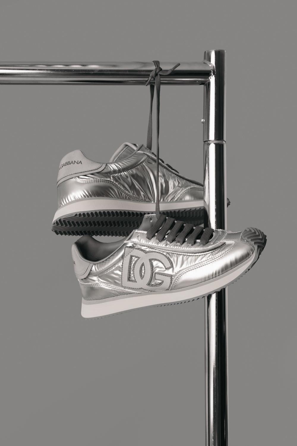DG Cushion Sneaker-ARGENTO-36-SHOESNEAKER-DOLCE & GABBANA
