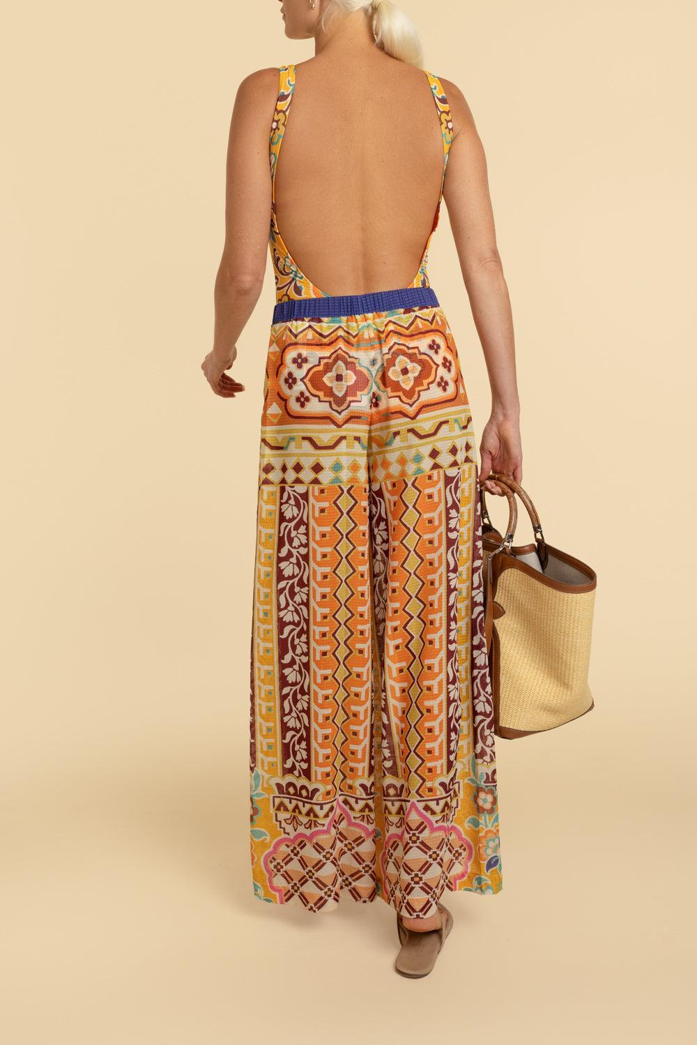 Printed One Piece-YELLOW PRINT-S-CLOTHINGSWIM-ETRO