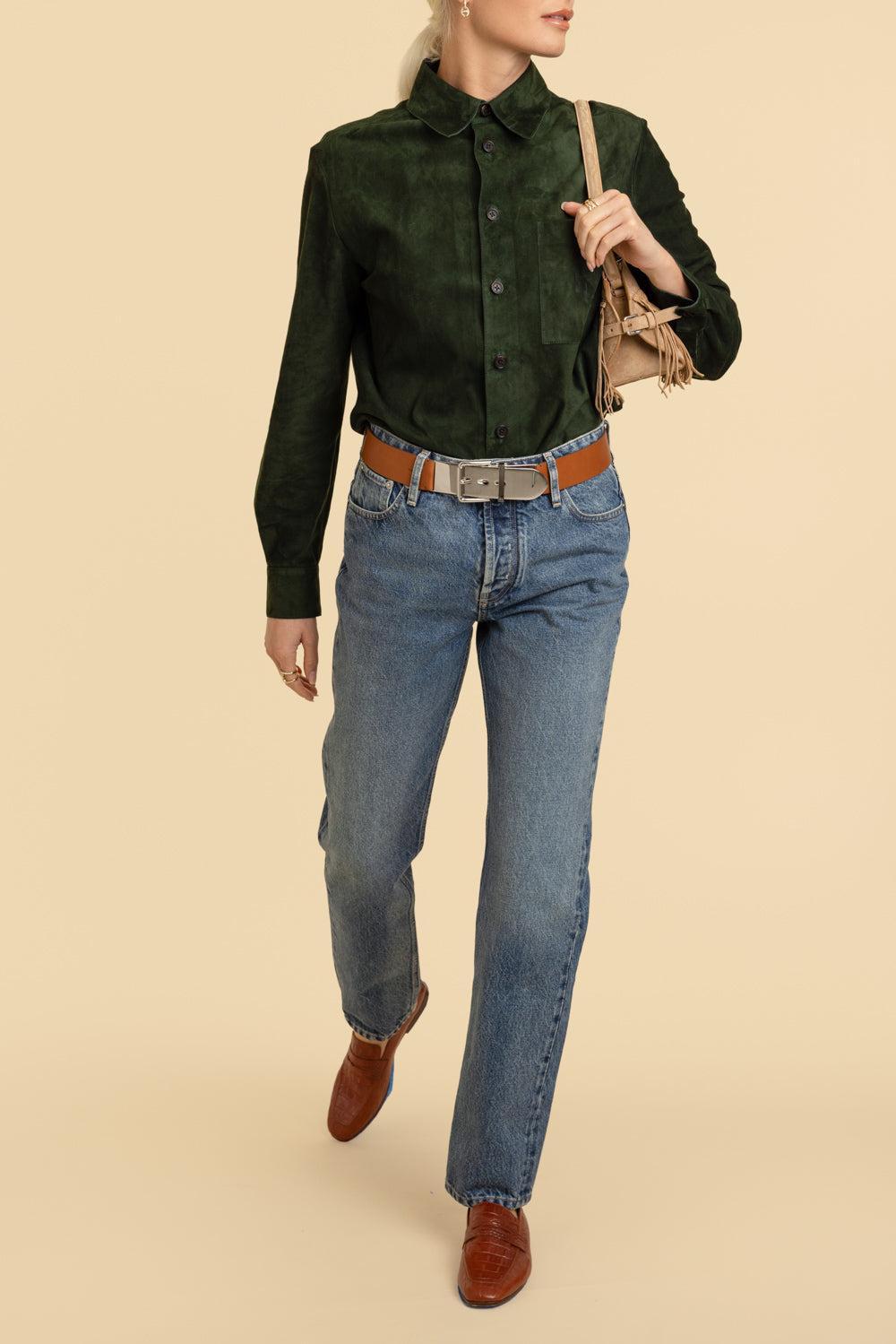 Letter-Opener Belt-RL GOLD-S-ACCESSORIEBELTS-RALPH LAUREN WOMENSWEAR