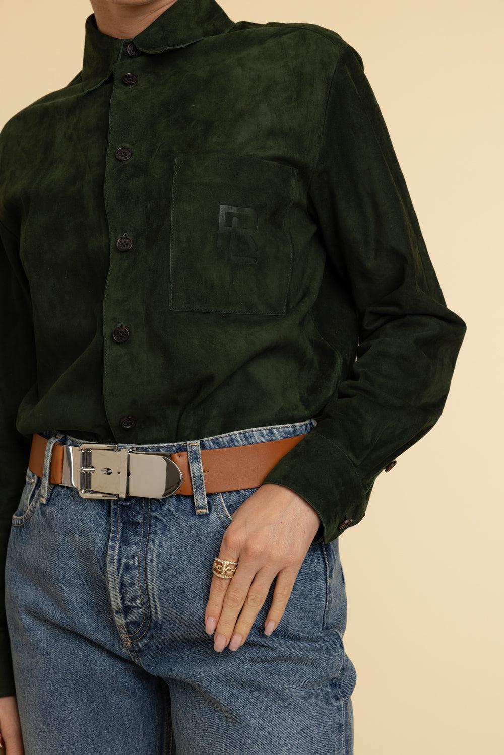 Adrien Shirt-DKRCGGRN-4-CLOTHINGTOPBLOUSE-RALPH LAUREN