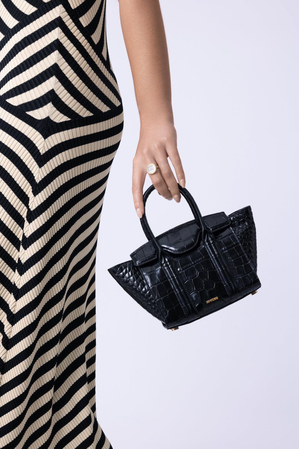 Nicola Mini Tote Bag-BLACK-HANDBAGTOTES-SIMKHAI