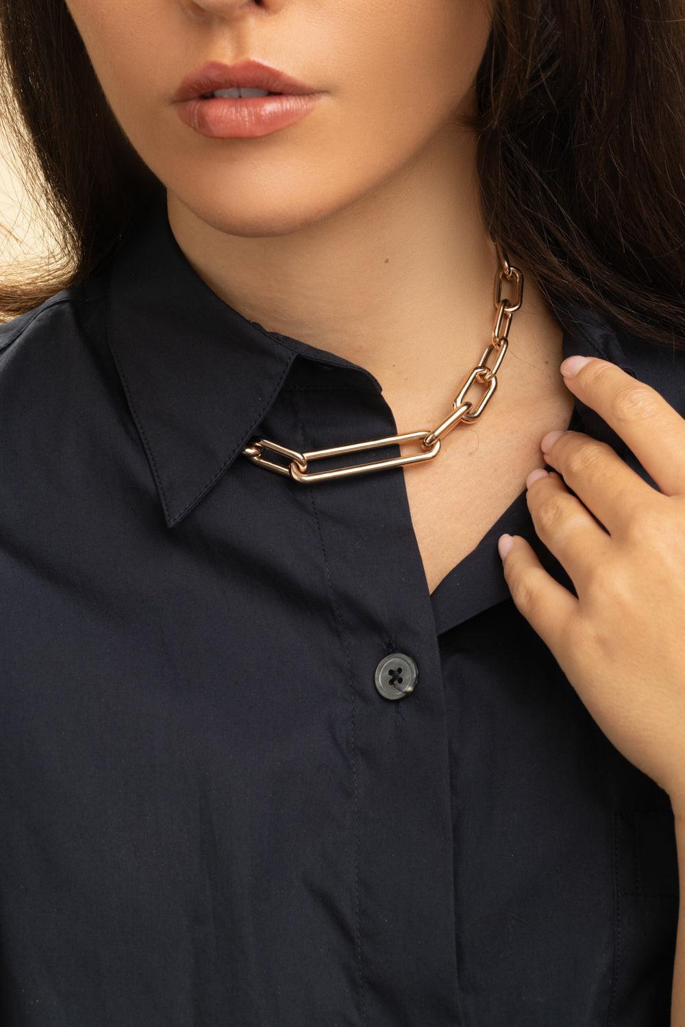 Morrell Graduating Chain Necklace-ROSE GOLD-JEWELRYFINE JEWELNECKLACE O-WALTERS FAITH