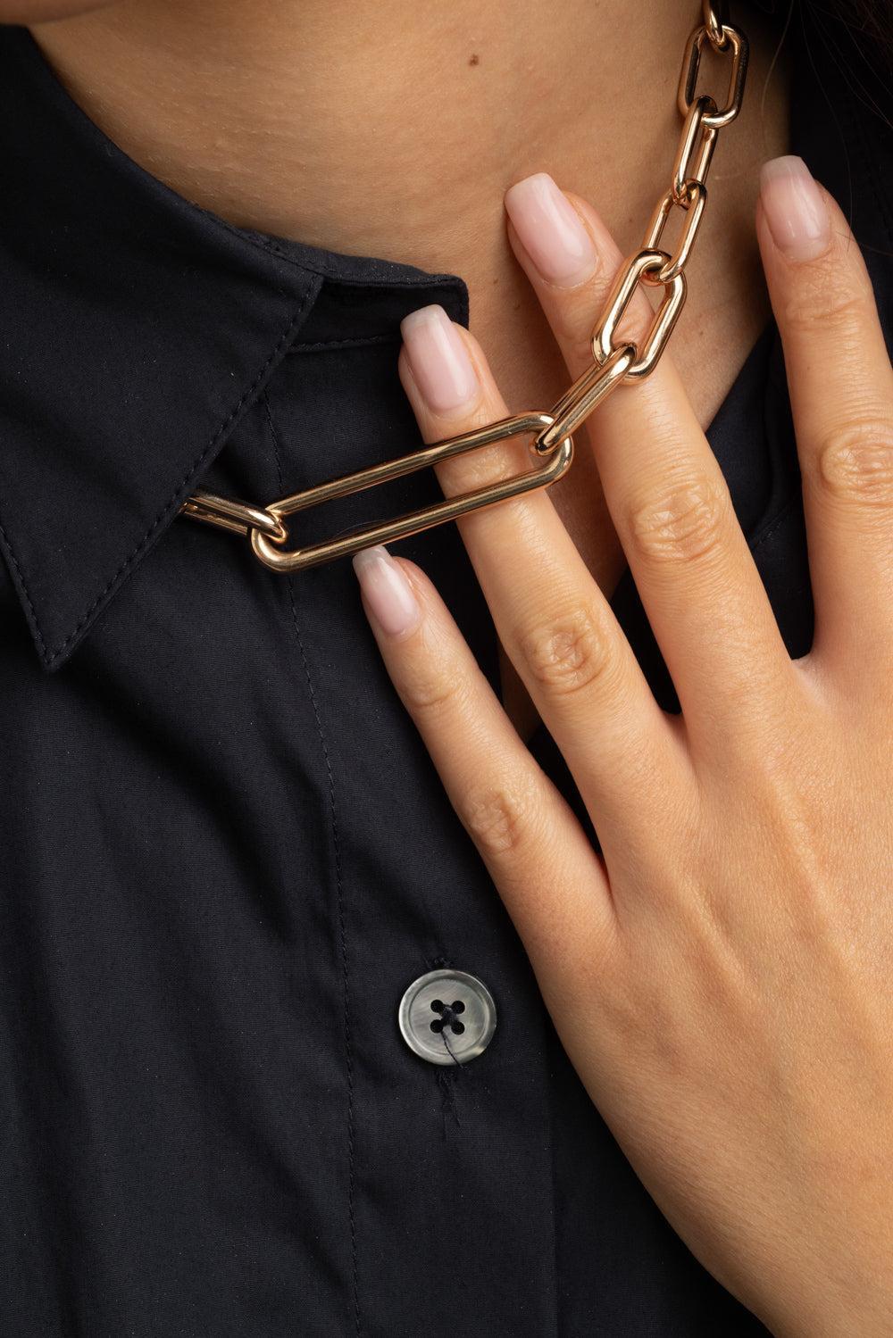 Morrell Graduating Chain Necklace-ROSE GOLD-JEWELRYFINE JEWELNECKLACE O-WALTERS FAITH