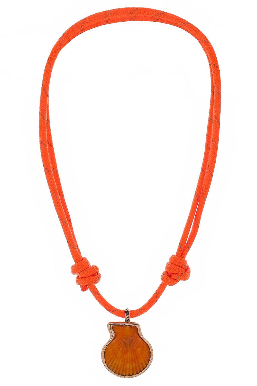 Medium Natural Clam Necklace-ROSE GOLD-M-JEWELRYFINE JEWELNECKLACE O-DEZSO BY SARA BELTRAN