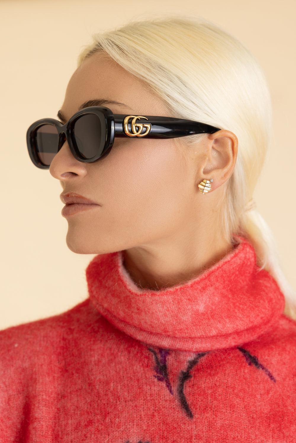 Rounded Square Sunglasses-HAVHAVBR-ACCESSORIESUNGLASSES-GUCCI