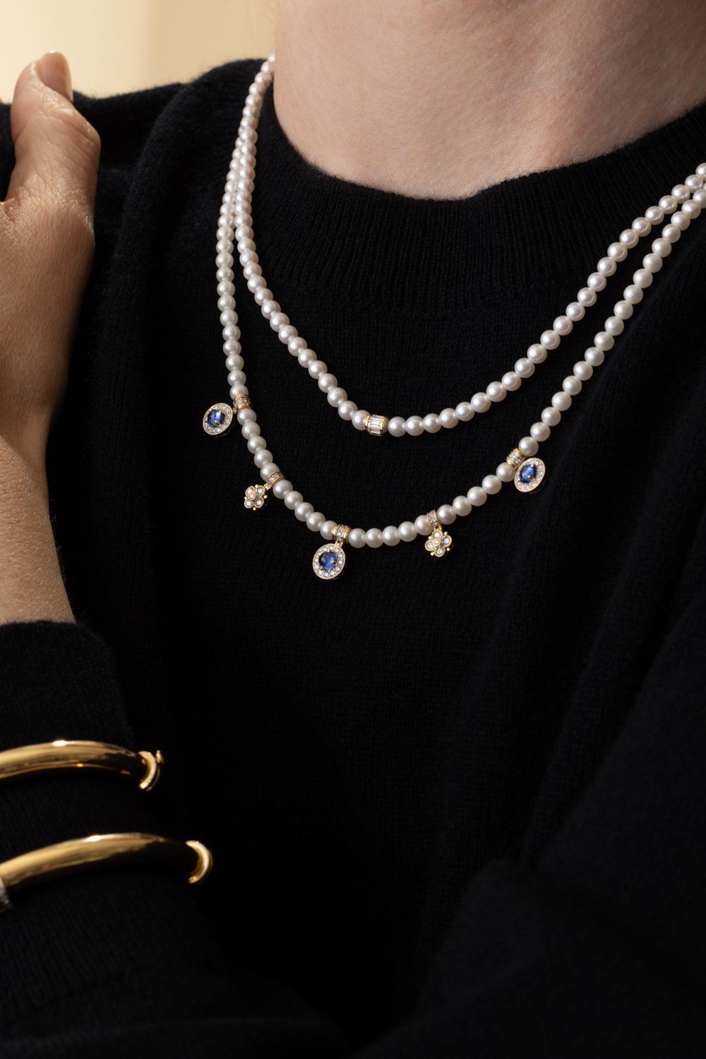 Diamond Pearl Kyoto Necklace-YELLOW GOLD-JEWELRYFINE JEWELNECKLACE O-MOKSH