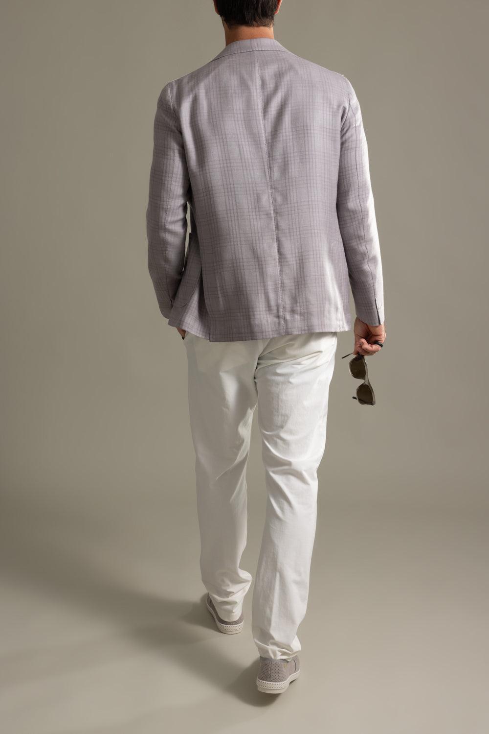 Single Breasted Blazer-BLUEBERRY-50-MENSCLOTHINGJACKET-ELEVENTY