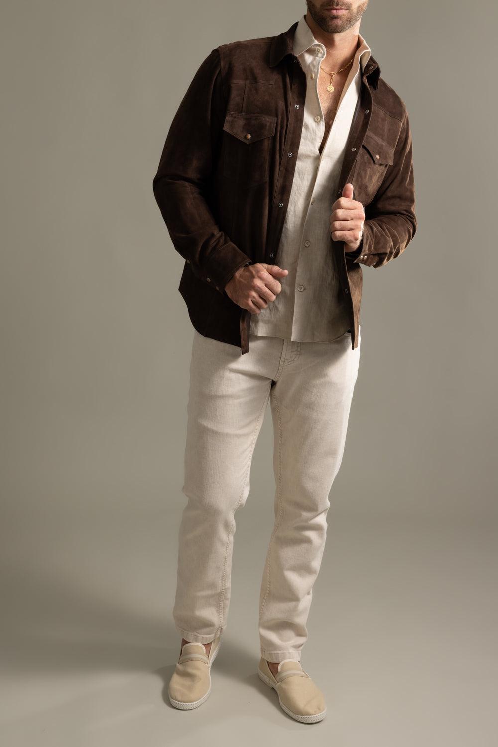 5 Pocket Pant - Sand-SAND-30-MENSCLOTHINGPANTS-ELEVENTY