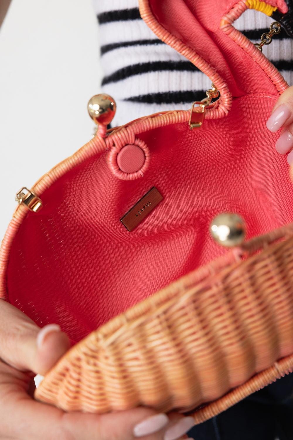 JUSTIN FLAMINGO CLUTCH-PINK-O/S-HANDBAGCLUTCHES-SERPUI