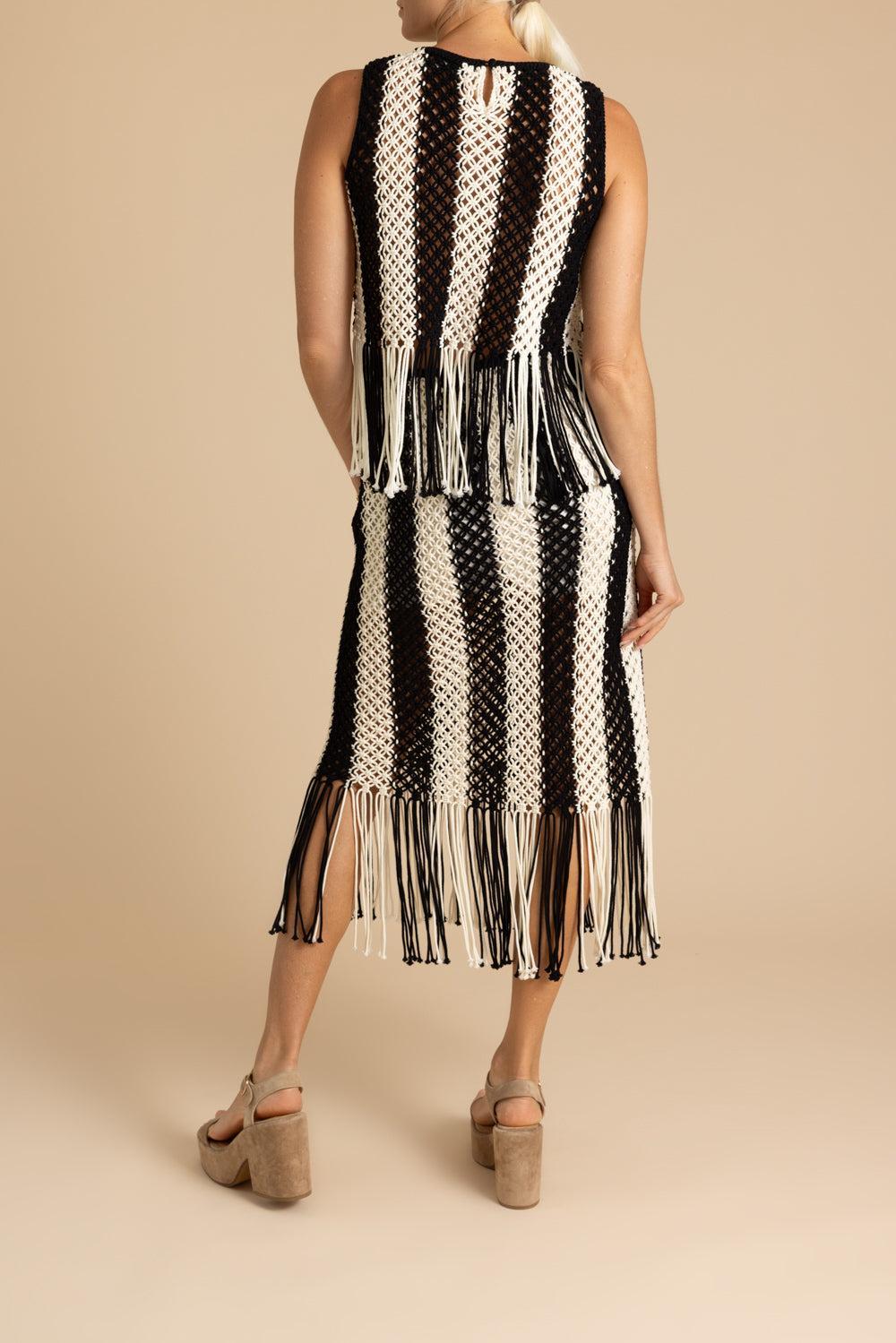 Wanderlust Macrame Tank-STRIPE-0-CLOTHINGTOPTANK-ZIMMERMANN