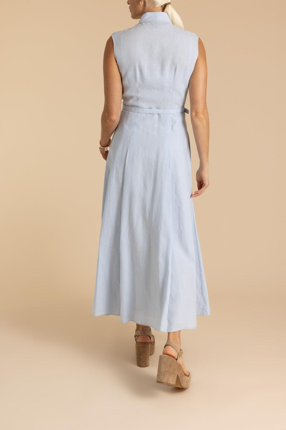 Durand Dress-LIGHT BLUE-38-CLOTHINGDRESSCASUAL-GABRIELA HEARST