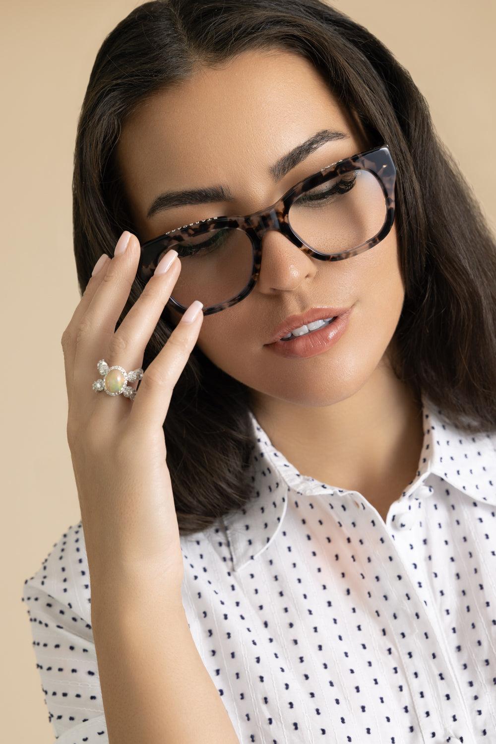 Miklos Reading Glasses - Turtle Dove-TRTLDOVE-1.00-ACCESSORIEEYEWEAR-CADDIS