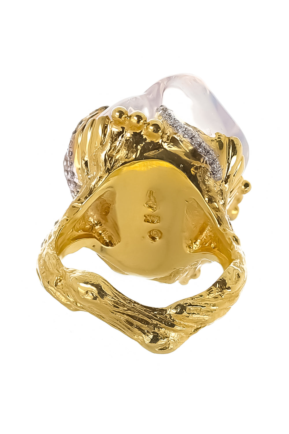 Clear Mexican Fire Opal Ring