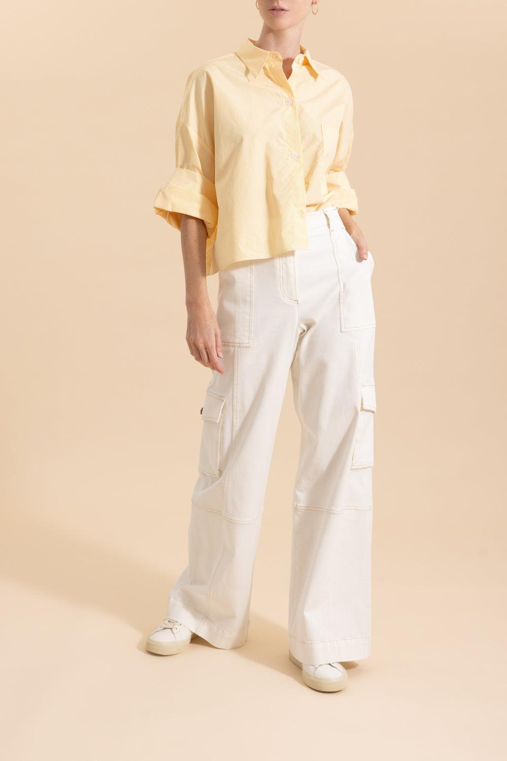 Coop Cargo Pocket Pants-IVORY-0-CLOTHINGPANTCASUAL-TWP