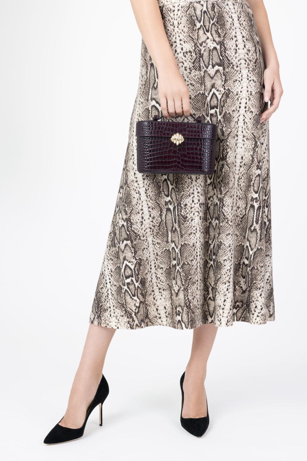  Belgravia Vanity Crossbody Bag - Plum Gold-PURPLE-HANDBAGSHOULDER-AQUAZZURA 