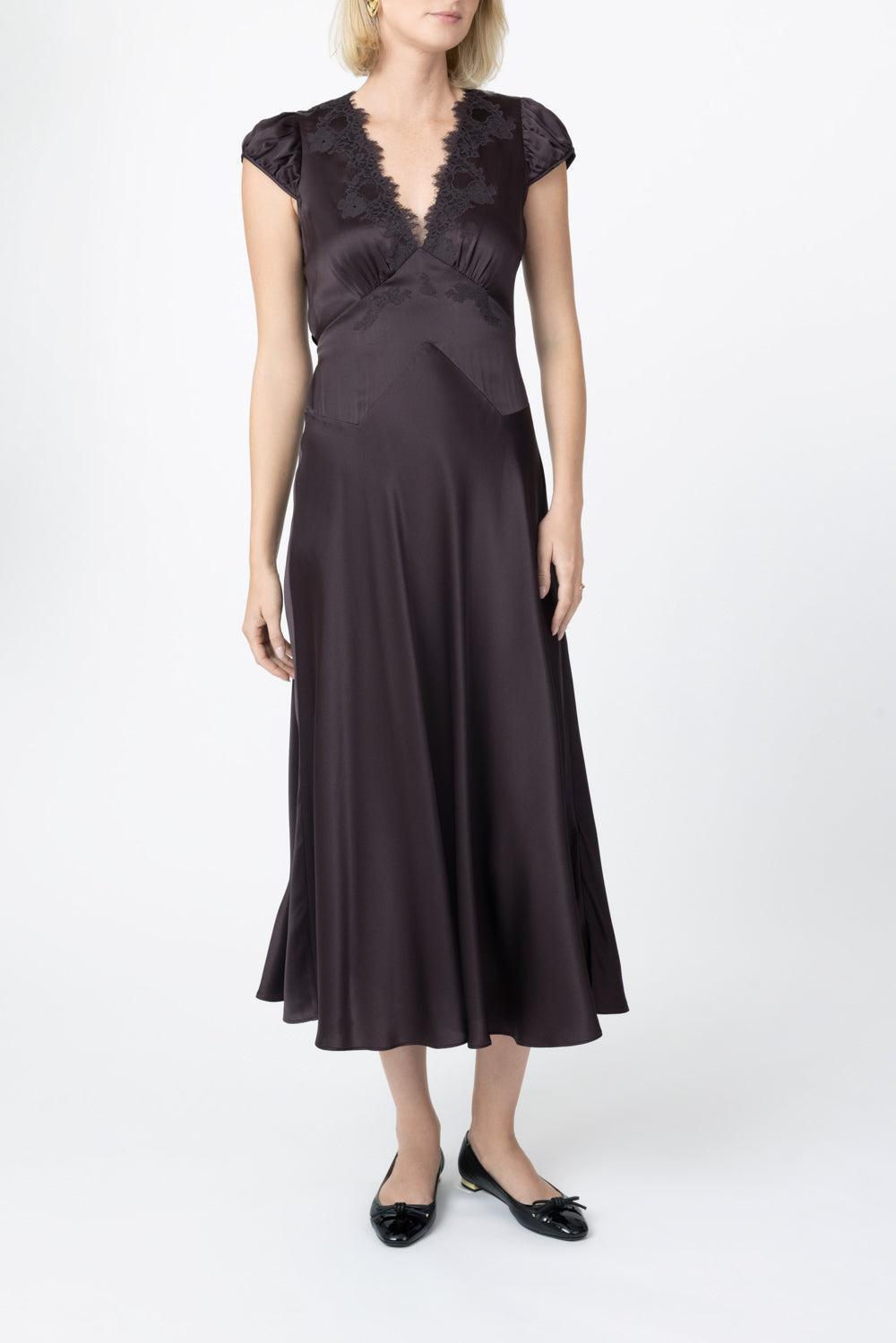 Coraline Dress - Equestrian Brown-BROWN-XS-CLOTHINGDRESSCASUAL-DOEN