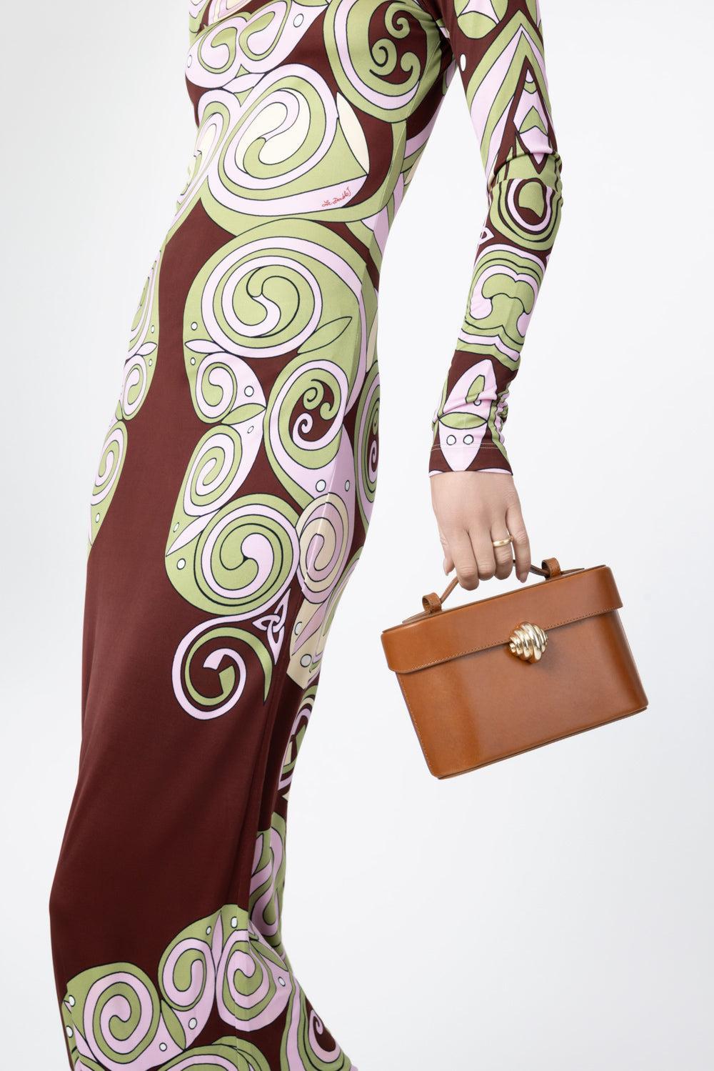 Belgravia Vanity Crossbody Bag- Cuoio Gold-BROWN-HANDBAGSHOULDER-AQUAZZURA