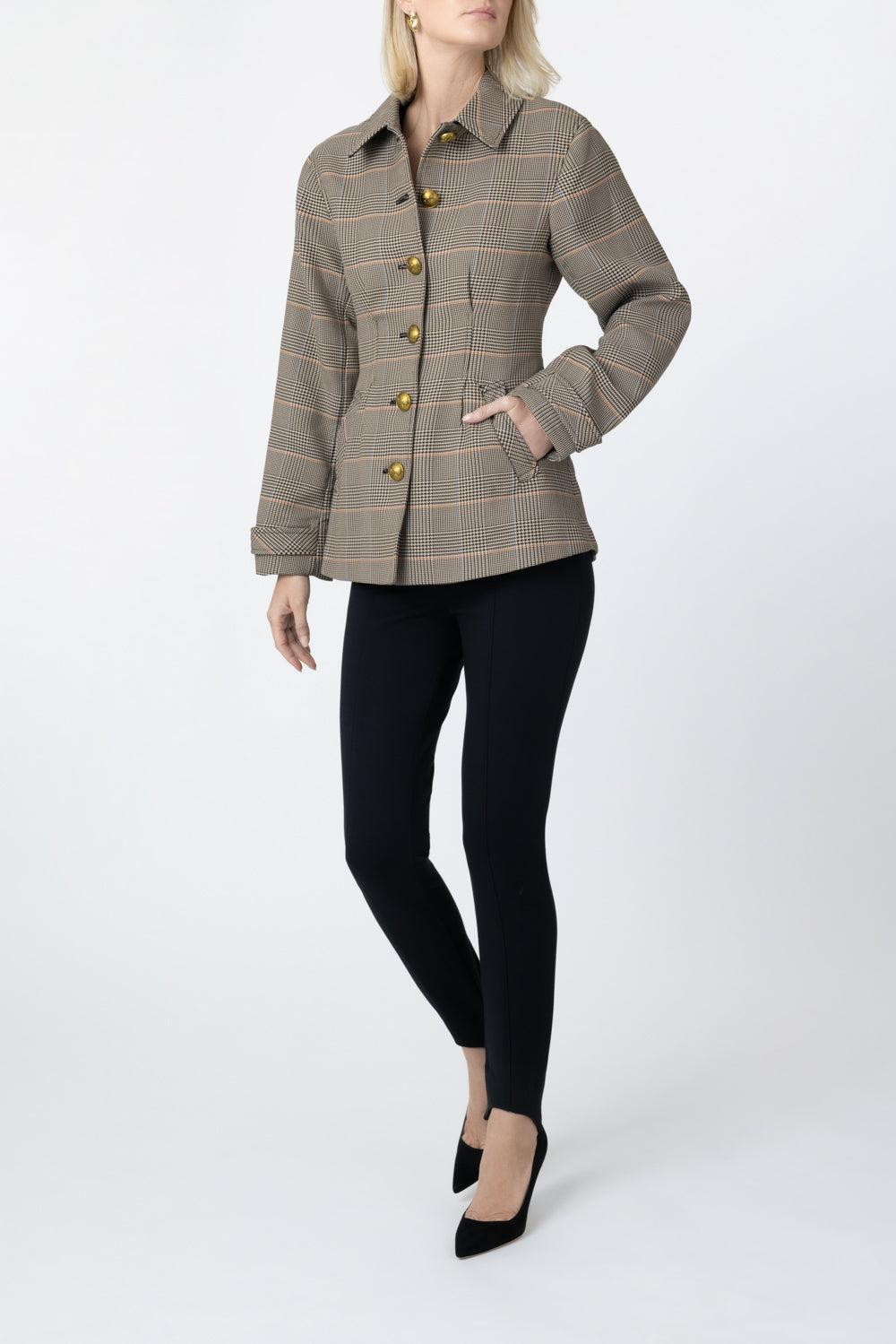  Severine Jacket-BROWN-XS-CLOTHINGJACKETCASUAL-VERONICA BEARD 