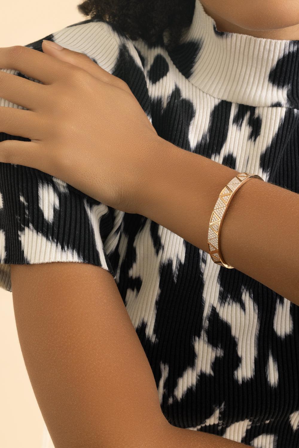 Diamond Elixir Bracelet-ROSE GOLD-JEWELRYFINE JEWELBRACELET O-ALESSA JEWELRY