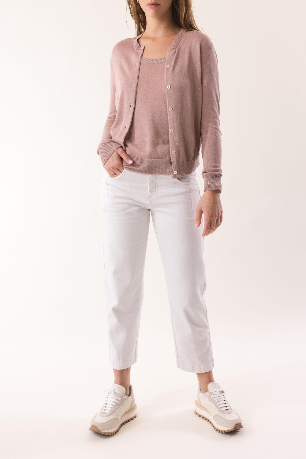Scoop NeckTank-NUDE-XS-CLOTHINGTOPTANK-ELEVENTY