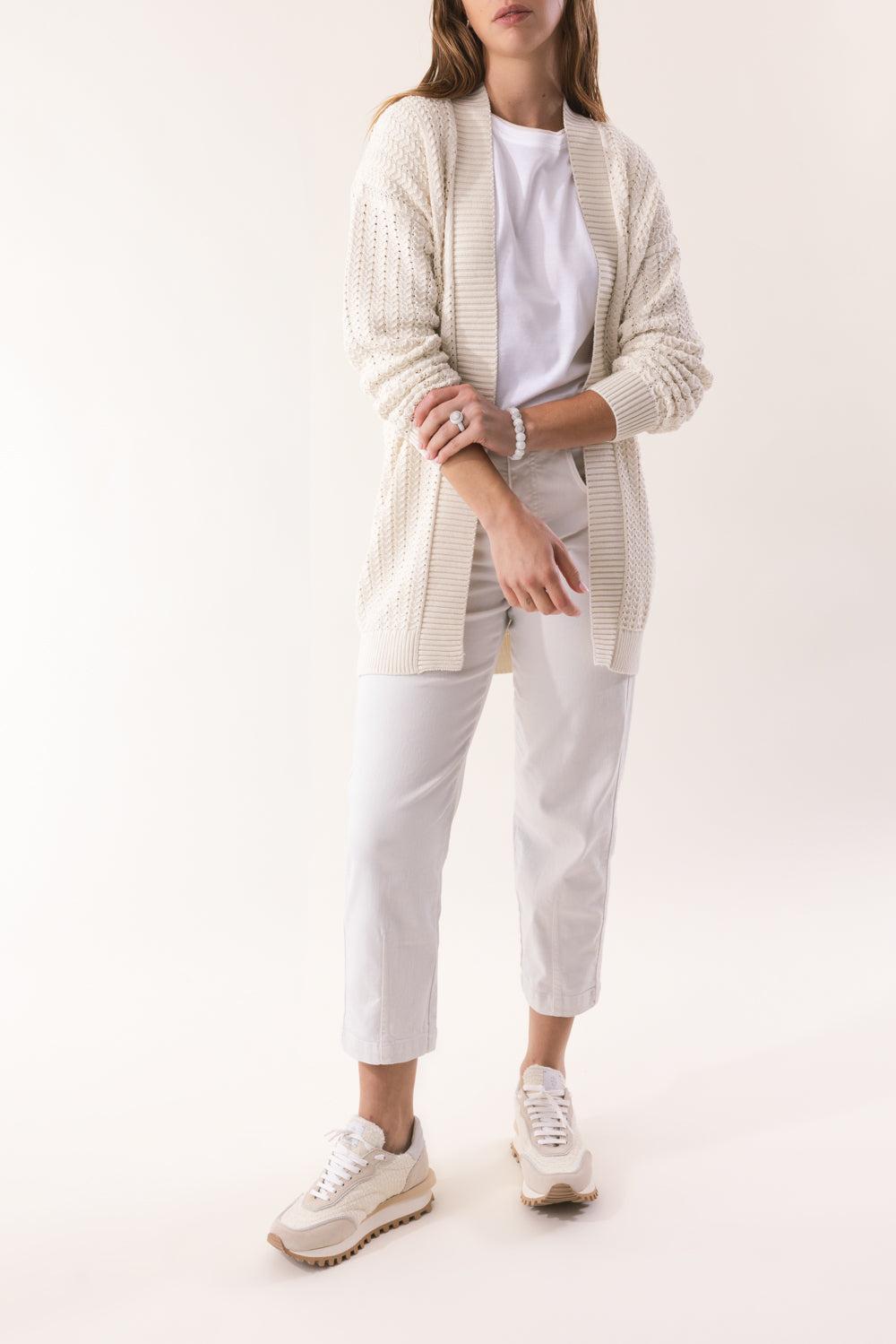 Midi Cardigan-IVORY-XS-CLOTHINGTOPCARDIGAN-ELEVENTY