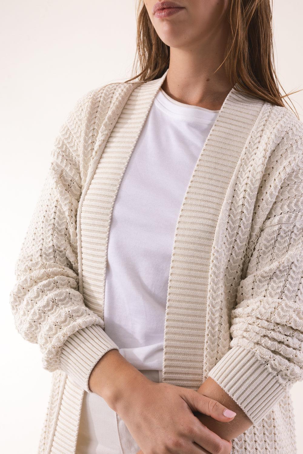 Midi Cardigan-IVORY-XS-CLOTHINGTOPCARDIGAN-ELEVENTY