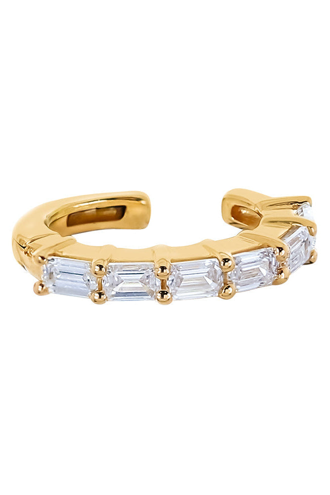 Diamond Baguette Ear Cuff