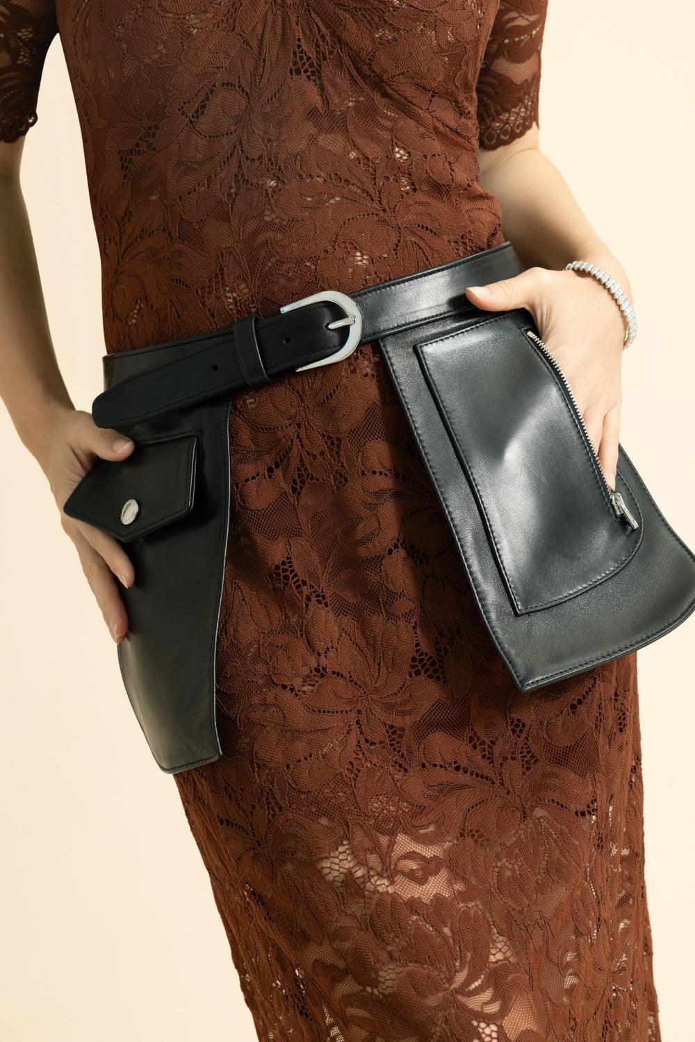 Dallas Leather Pocket Belt-BLACK-26-ACCESSORIEBELTS-BRANDON MAXWELL
