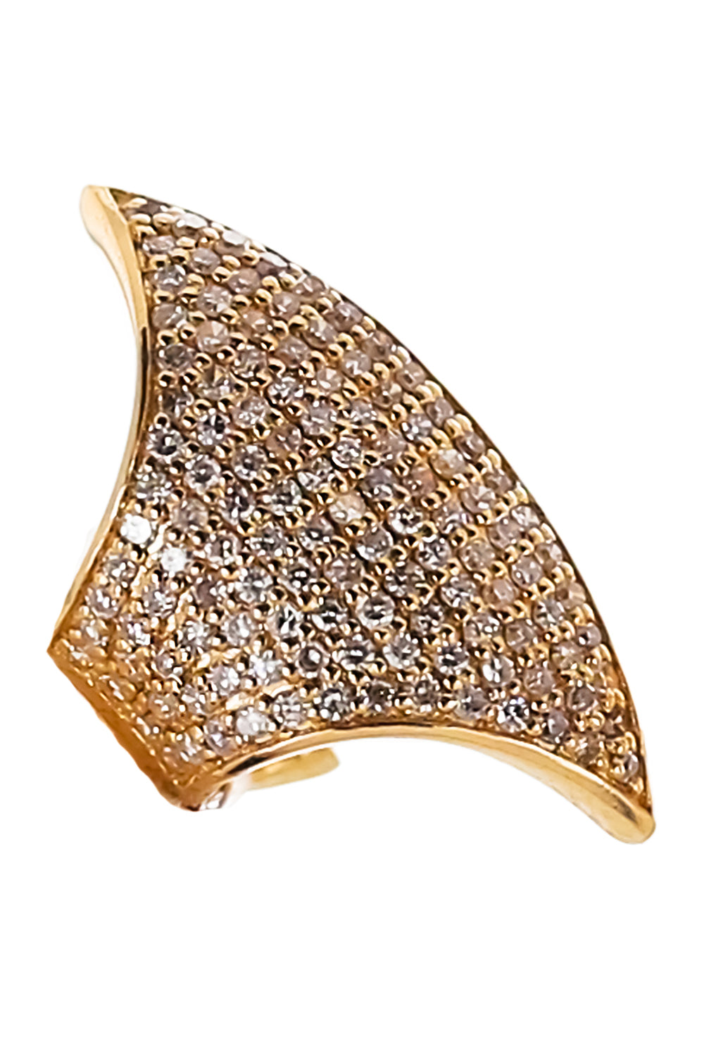 Diamond Shield Ear Cuff