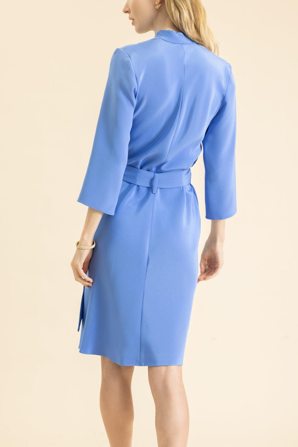 Sleeve Yard Dress - Medium Blue-MED BLUE-P-CLOTHINGDRESSCASUAL-PETER COHEN