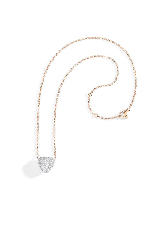 Diamond Pendant Necklace-ROSE GOLD-JEWELRYFINE JEWELNECKLACE O-VHERNIER