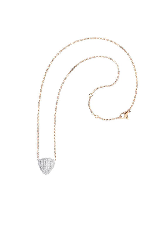Diamond Pendant Necklace-ROSE GOLD-JEWELRYFINE JEWELNECKLACE O-VHERNIER