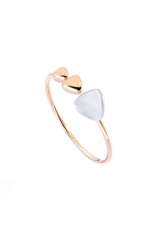 Rock Crystal Mother of Pearl Bracelet-ROSE GOLD-JEWELRYFINE JEWELBRACELET O-VHERNIER