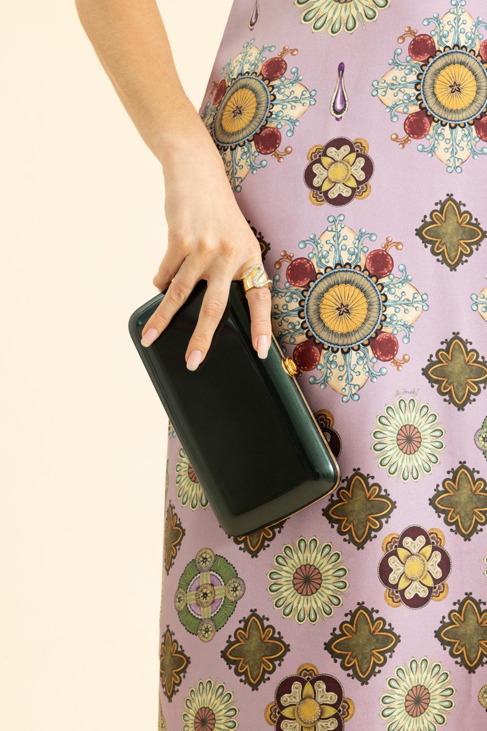 Finley Clutch - British Racing Green-GREEN-O/S-HANDBAGCLUTCHES-JEFFREY LEVINSON